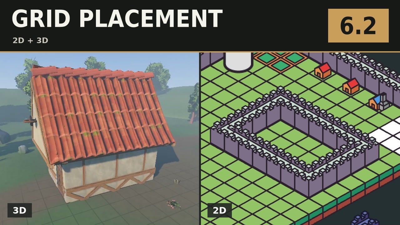 Grid Placement 6.2 for Godot — 2D, 3D & Terrain Placement Demo