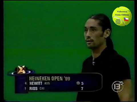 Marcelo Ríos vs Lleyton Hewitt - ATP Singapore 1999 SF Highlights