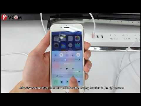 How To Use VCOM Lighting MHL TO HDMI Cable