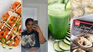 SPEND A WEEKEND WITH ME: MEAL PREPPING, GREEN JUICE, TRADER JOES DUMPLING & More|BrightAsDae