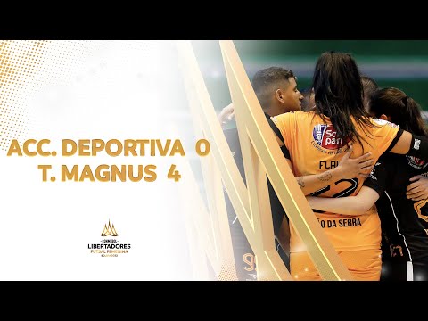 ACCIÓN DEPORTIVA 0-4 TABOÃO MAGNUS | RESUMEN | CONMEBOL Libertadores Futsal Femenina 2022