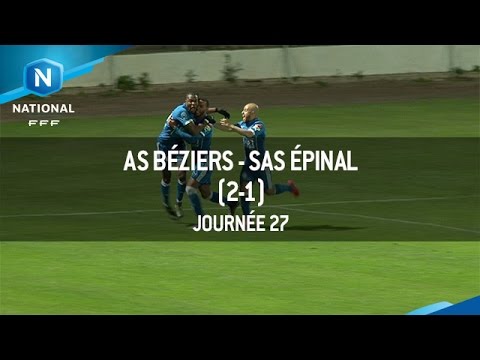 J27 : AS Béziers - SAS Épinal (2-1), le résumé