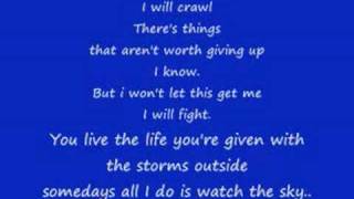 Something Corporate - Watch the sky (w/lyrics)