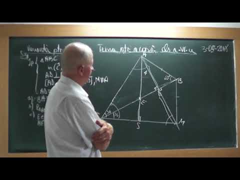 3/3 1721 Clasa 6 Procente Drepte taiate de secanta Linii importante in triunghi Cazuri de congruenta