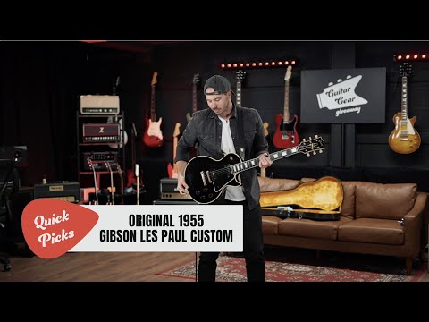 Quick Picks by Guitar Gear Giveaway - 1955 Gibson Les Paul Custom Review