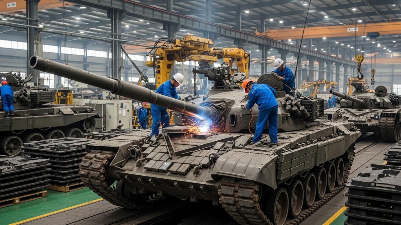 Inside China’s Most Advanced Tank Factory — Type 99A Production Line