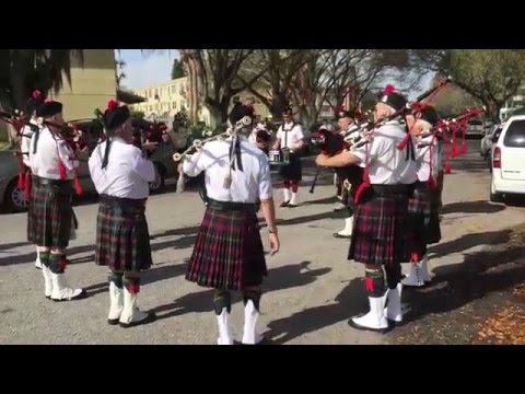 St. Andrews Pipes & Drums of Tampa Bay - On Top of the World Parade, March 5, 2016 - Irish Set