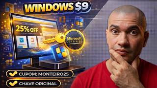 Como ativar o Windows 10/11 e Office original pagando BARATO! Compra chave com Desconto.