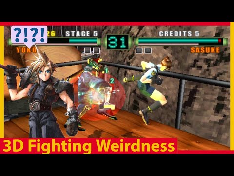 What is Ehrgeiz? 3D Fighting Game from Squaresoft that is more like Power Stone than Street Fighter!