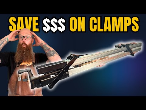 Don’t Buy Woodworking Clamps Until You See This DIY Hack // One Day Build // Panel Clamps