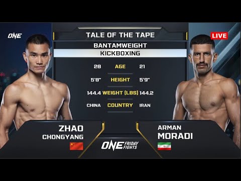 Zhao Chongyang vs Arman Moradi full fight