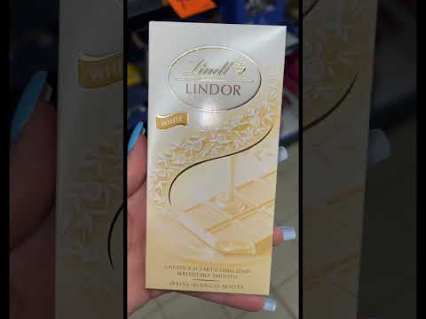 Lindt white chocolate 🍫😍❤️‍🔥 #whitechocolate #lindt #lindtchocolate #lindor #white #chocolate