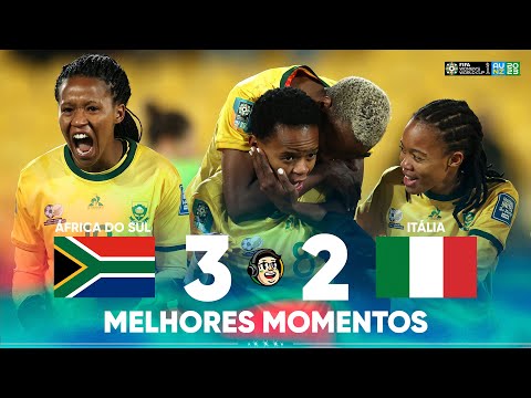 Gols e lances de África do Sul x Itália