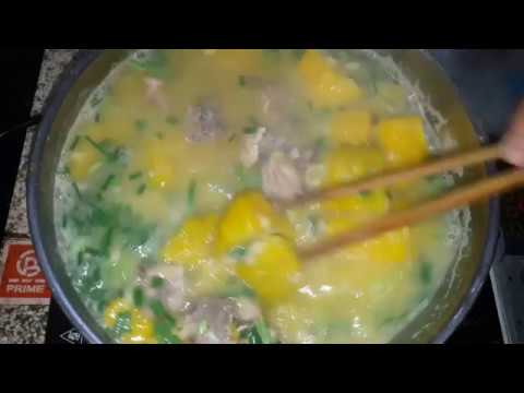 Canh Bí đỏ đậu xanh thơm ngon khó cưỡng!