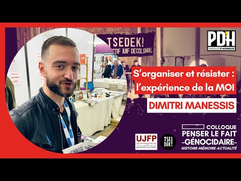 S'organiser et résister : l'expérience de la MOI par Dimitri Manessis