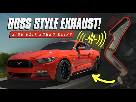 2015-2023 S550 Mustang: Ford Performance \"Boss Style\" Side Exit Exhaust System - Sound Clips