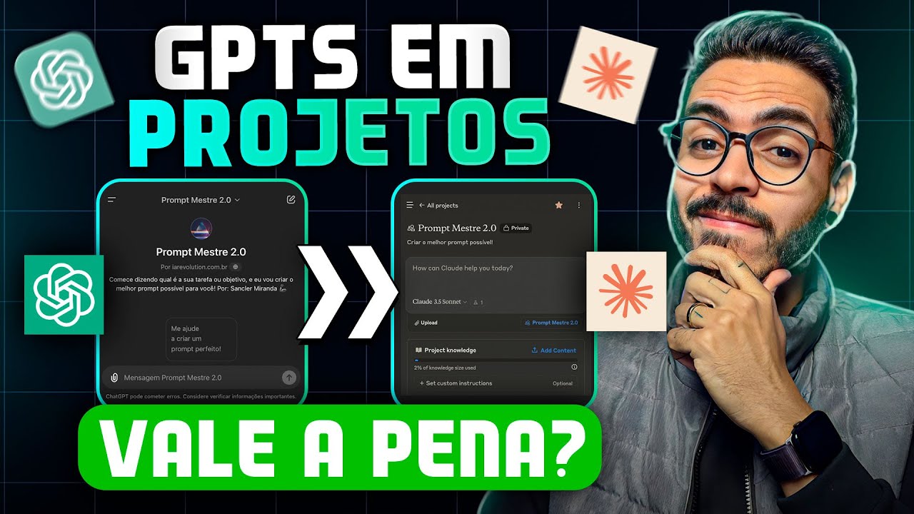 Como Tranformar GPTs em Projetos no Claude: Pontos Positivos e Negativos!