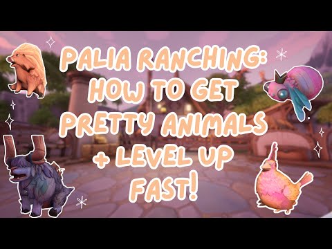 How to Get BEAUTIFUL FARM ANIMALS in Palia + How to LEVEL up Ranchin Fast! ♡ | Cozy Palia Gameplay ♡