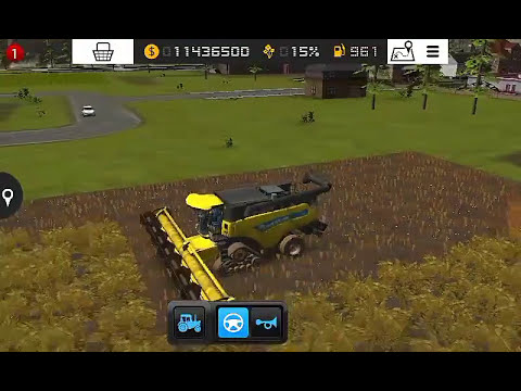 Farming Simulator 16 let's harvest canola and sell it