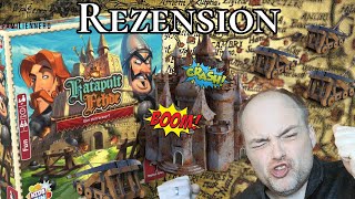 Test: Katapult Fehde - Schießt des Gegners Festung kaputt (Pegasus Spiele, Brettspiel)