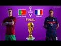 FIFA World Cup Final 2022 | Portugal Vs France | Mbappe Vs Ronaldo | Free Kick Goal | eFootball PES