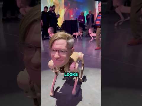 This Robot Dog Has a Human Head?!