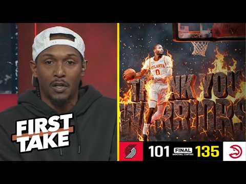 Jonathan Kuminga is the future in Atlanta! - Lou Williams on Hawks DESTROYING Trail Blazers 135-101