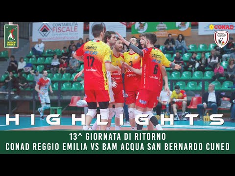 Highlights Cuneo VS Reggio Emilia - 13^ giornata ritorno