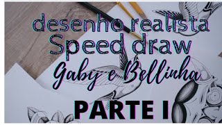 Desenho realista grafite speed draw [minhas filhas]