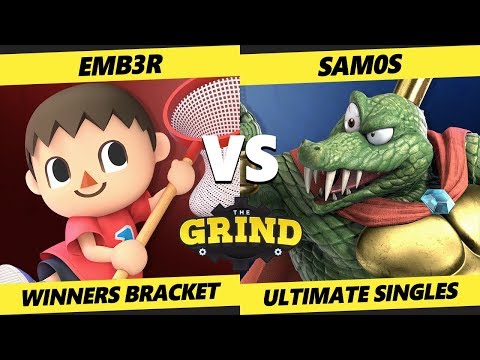 The Grind 119 Online Winners Rd 2 - Emb3r (Villager) Vs. Sam0s (Mario, K Rool) Smash Ultimate - SSBU