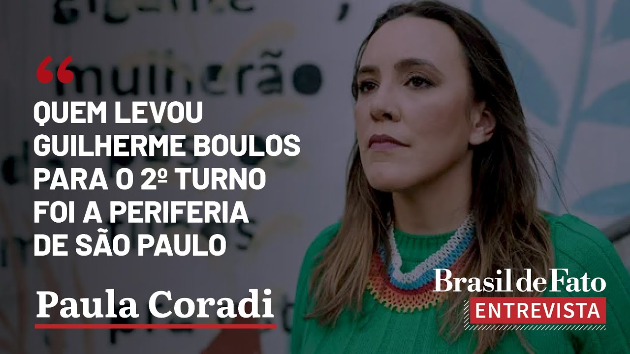 "Quem levou Boulos ao 2º turno foi a periferia” | Paula Coradi no BdF Entrevista