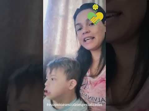 Marcos vive em Cruzeiro do Oeste e graças a APAE ele têm se desenvolvido bem na APAE.