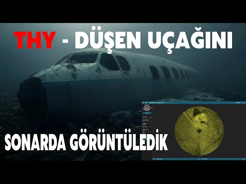 THY - UÇAK ENKAZINI SONARDA (RADARDA) GÖRÜNTÜLEDİK ! MARMARA DENİZİ'NDE  GENİŞ ÇAPLI ARAMA YAPTIK