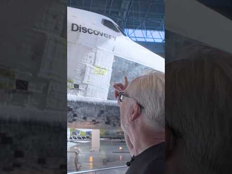 The Imperfect Paint Job on Space Shuttle Discovery #Shorts