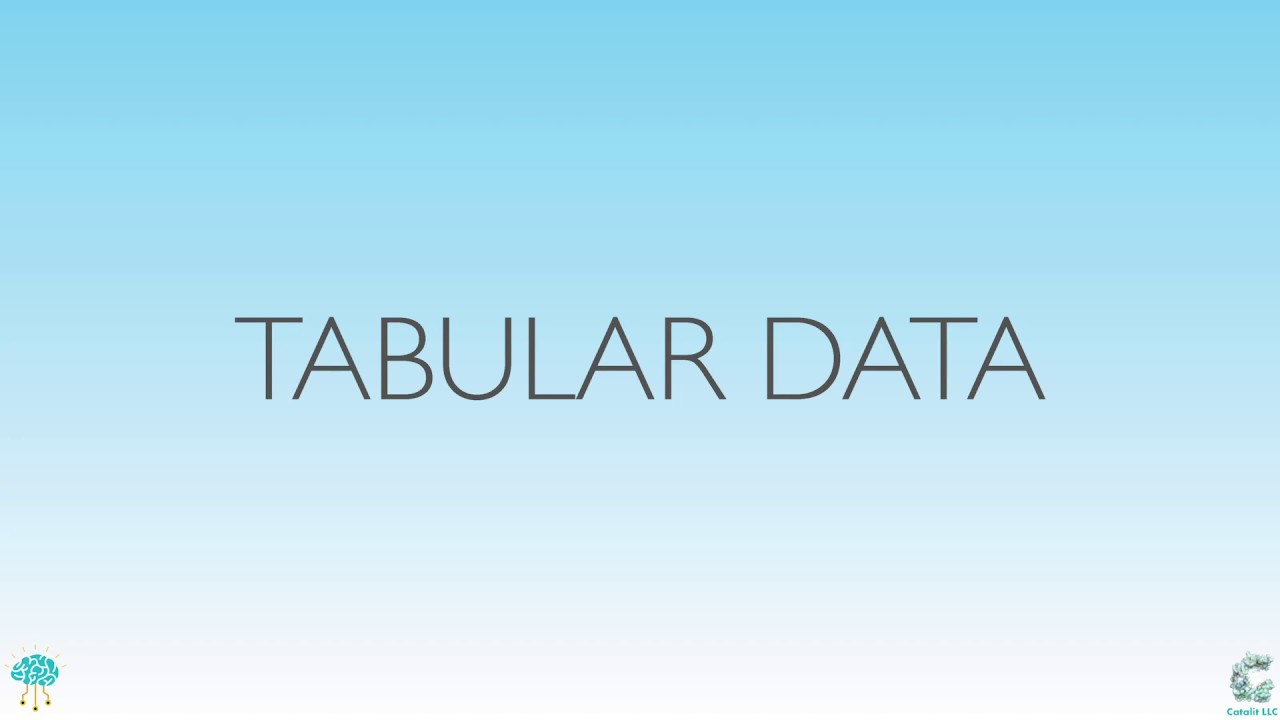 What is Tabular Data