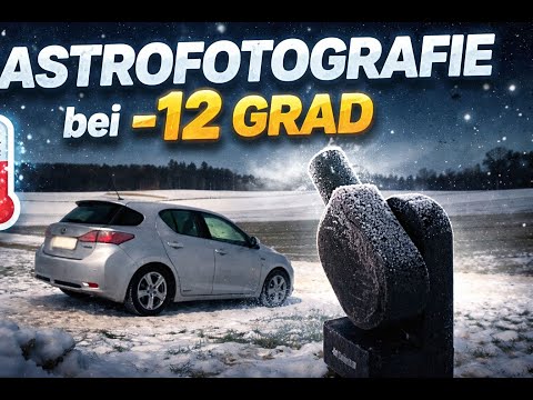 Eine eisige Nacht und ein fast voller Mond.