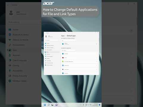 How to Change Default Applications for File and Link Types