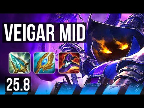 VEIGAR vs AKALI (MID) | NA Challenger | 25.8