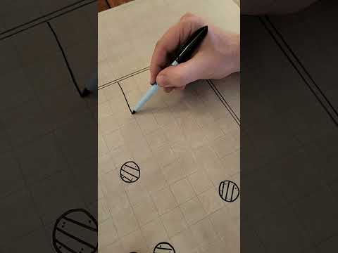 Drawing a battle map (tavern) 🍺 #DnD