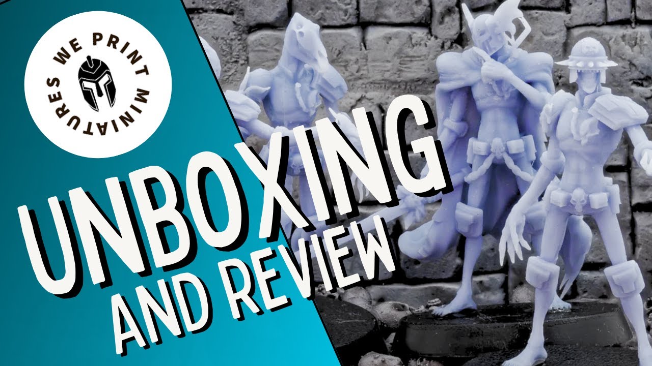 We Print Miniatures - Unboxing and Review.