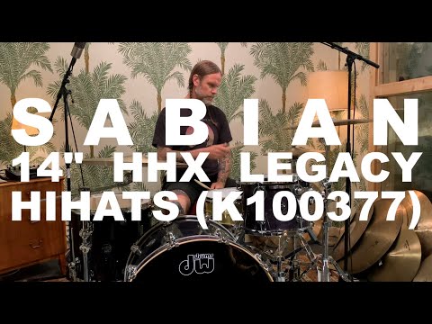 Sabian 14" HHX Legacy Hihats (K100377 Used) - 862g / 1159g