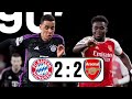 Arsenal Vs Bayern Munich (2-2) | All Goals & Extended Highlights | UEFA Champions League 2023/24