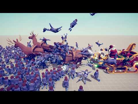 Santa Claus vs 1000 Halflings TABS Mod Totally Accurate Battle Simulator