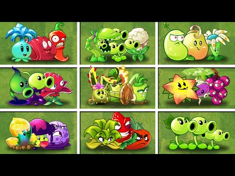 Best Random 20 Team 3 Plants Battlez - Pvz 2 Team Plant - Who Will Win?