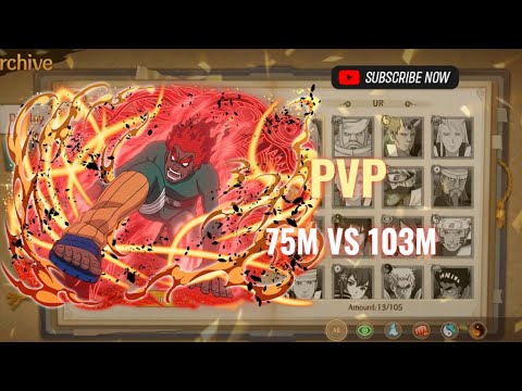 Ninja Duel Legend/Six Paths Legend Naruto game - PVP 75m vs 103m