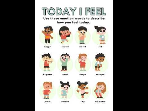 Feelings & Emotions Vocabulary 😊😍😒