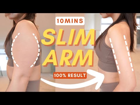 10min Slim Arm Workout |???? Burn Flabby Arm Fat | All Seated & No Equipment (100% Worked)