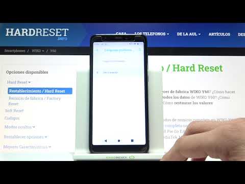 Cómo cambiar el idioma a español en WIKO Y60 - configurar idioma