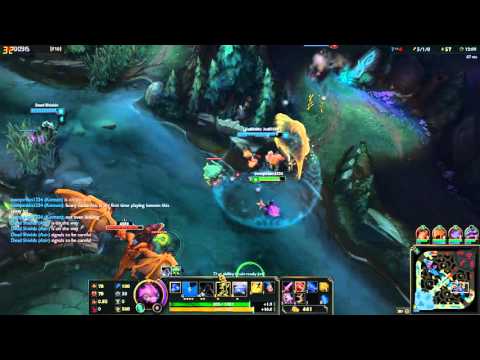 League of Legends Kennen Mid Vs Ziggs mid ranked Season 5