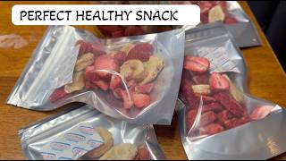 FREEZE DRYING STRAWBERRIES AND BANANAS